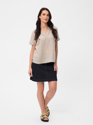 REDGREEN WOMAN Alexia Blouse 422 Ligth Sand Melange