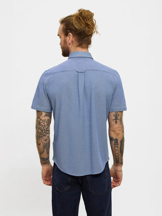 REDGREEN Amos Shirt 4692 Dark Navy Melange