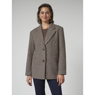 REDGREEN WOMAN Bianca Jackets and Coats 229 Dark Brown Check