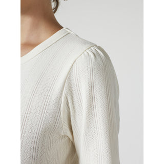 REDGREEN WOMAN Camille Short Sleeve Tee 020 Off White