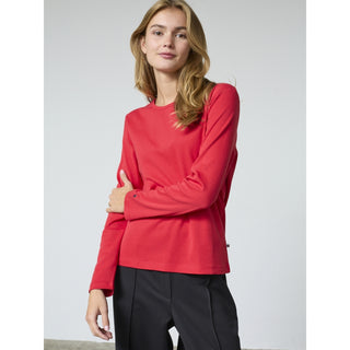 REDGREEN WOMAN Cilja T-shirt Long Sleeve Tee 047 Dark Red