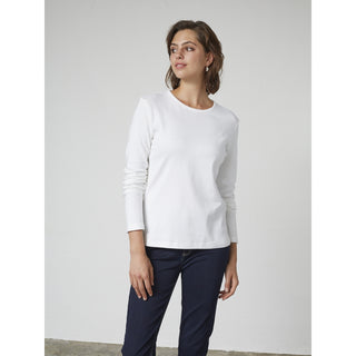 REDGREEN WOMAN Cilja T-shirt Long Sleeve Tee Hvid