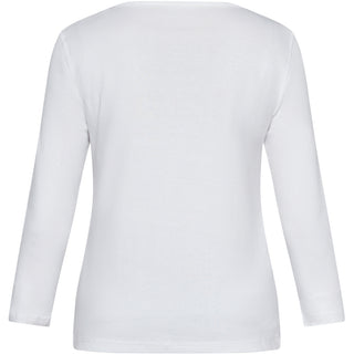 REDGREEN WOMAN Clarissa Long Sleeve Tee Long Sleeve Tee Hvid