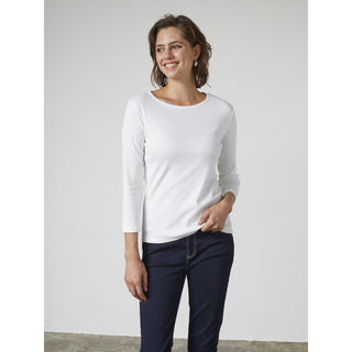 REDGREEN WOMAN Clarissa Long Sleeve Tee Long Sleeve Tee Hvid