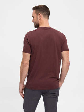 REDGREEN Con T-shirt Bordeaux