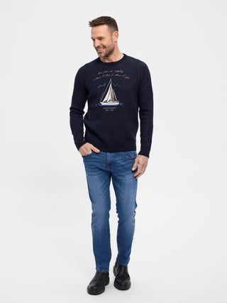 REDGREEN Jakob Knit 0692 Dark Navy