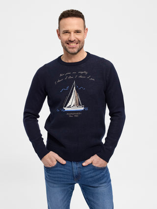 REDGREEN Jakob Knit 0692 Dark Navy