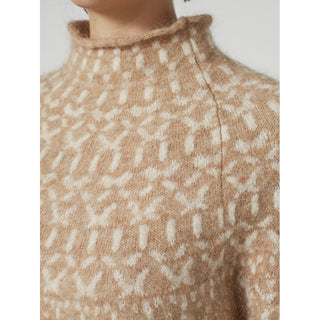 REDGREEN WOMAN Jesebel Knit Knit 326 Light Brown Pattern