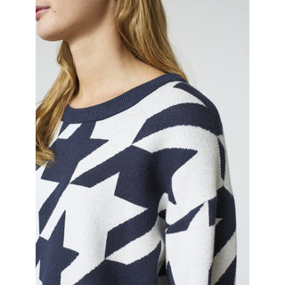 REDGREEN WOMAN Kalinka Knit 369 Dark Navy Pattern