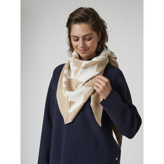 REDGREEN WOMAN Rikka Scarf 326 Light Brown Pattern