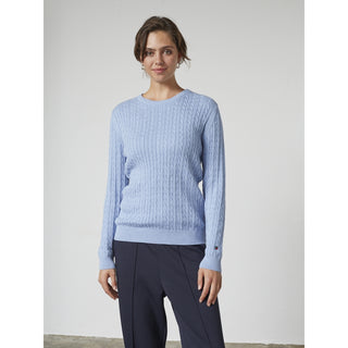 REDGREEN WOMAN Susan Cable Knit Knit 462 Light Blue melange