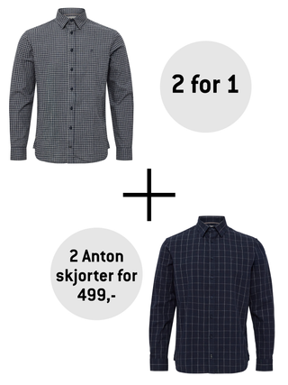 2 for 1 - Anton skjorter (tern)