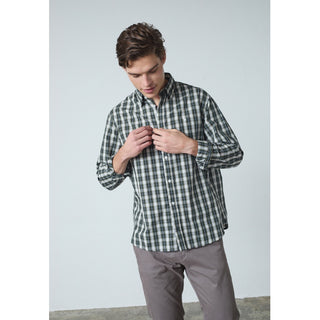 REDGREEN ANTON CHECKED SHIRT LS (POPLIN) Shirt 2792 Dark Green Check