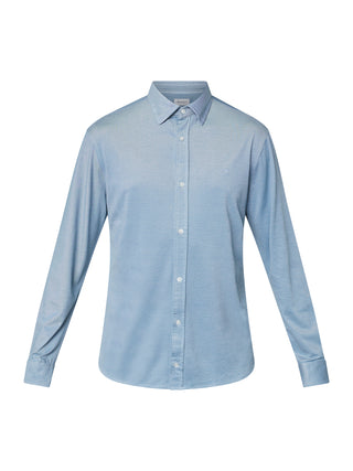 REDGREEN ARON PIQUE SHIRT LS Shirt 4972 Petrol melange