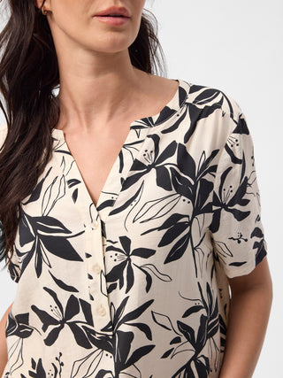 REDGREEN WOMAN Aleah Blouse 321 Ecru Pattern