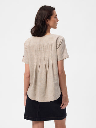 REDGREEN WOMAN Alexia Shirt Dresses / Shirts 422 Ligth Sand Melange