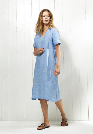 REDGREEN WOMAN Alison Dresses / Shirts 461 Sky Blue Melange