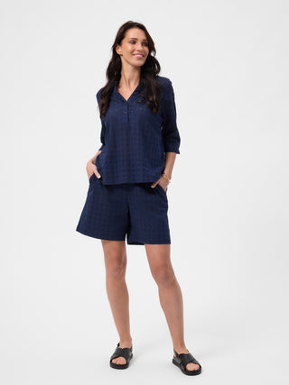 REDGREEN WOMAN Amia Blouse 068 Navy