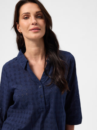 REDGREEN WOMAN Amia Blouse 068 Navy