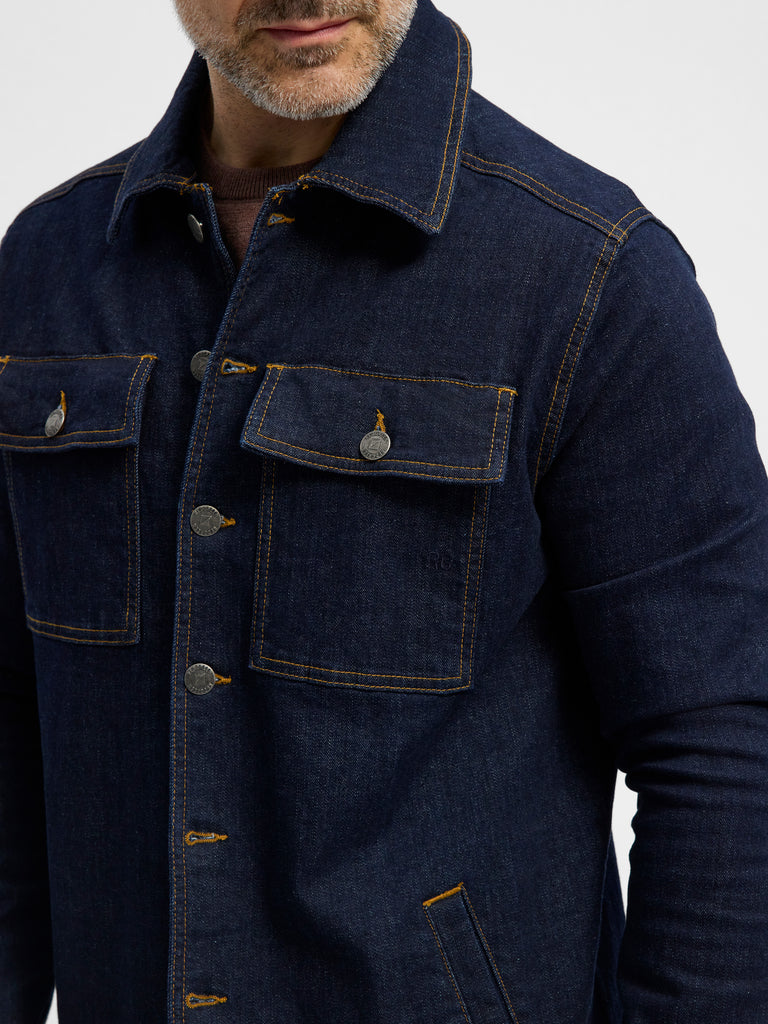 REDGREEN MEN Ashton Overshirt 0662 Denim