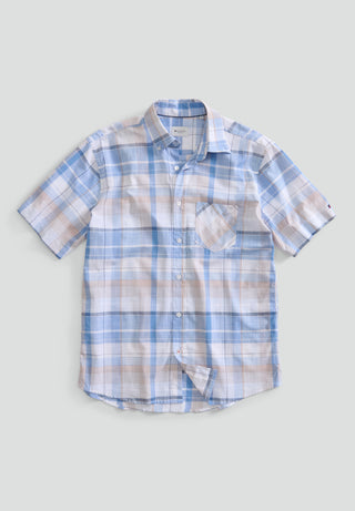 REDGREEN MEN August Shirt Shirt 2621 Dusty Blue Check