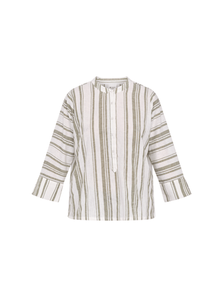 REDGREEN WOMAN Avina Dresses / Shirts 173 Light Green Stripe