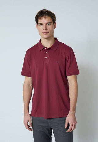REDGREEN CARL - Regular polo Polo 0481 Wine red