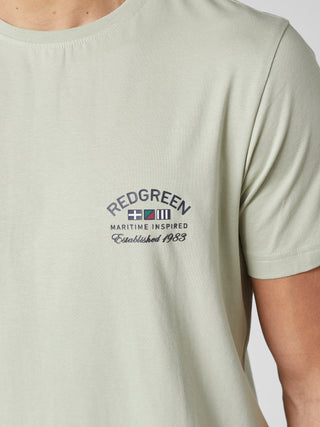 REDGREEN CONNAR T-SHIRT T-shirt 0701 Green Pastel 16-0110 TCX