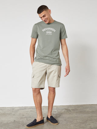 REDGREEN CON T-SHIRT SS T-shirt 0774 Olive 18-5806 Tcx