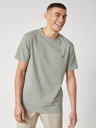 REDGREEN COWEL T-SHIRT SS T-shirt 1774 Olive Stripe