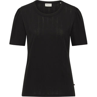 REDGREEN WOMAN Camille Short Sleeve Tee 099 Black