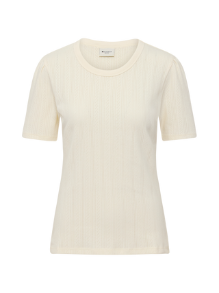 REDGREEN WOMAN Camille T-shirt Short Sleeve Tee 020 Off White