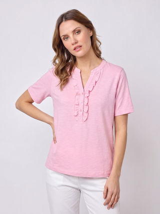 REDGREEN WOMAN Cammy Short Sleeve Tee 045 Pink