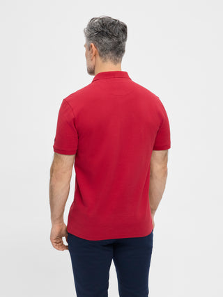 REDGREEN Carlton Polo Red