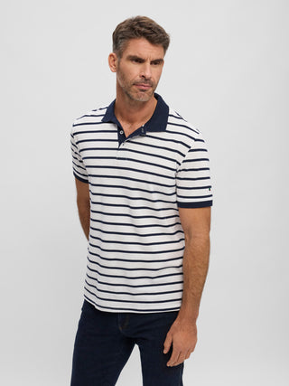 REDGREEN Carlton Polo White/Blue