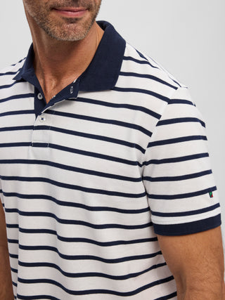 REDGREEN Carlton Polo White/Blue