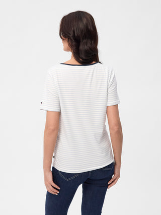 REDGREEN WOMAN Cecilie T-shirt T-shirt 160 Blue Pastel Stripe
