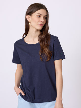 REDGREEN WOMAN Celina T-shirt Short Sleeve Tee 068 Navy