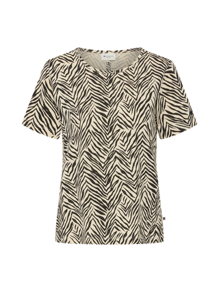 REDGREEN WOMAN Celina T-shirt Short Sleeve Tee 320 Off White Pattern