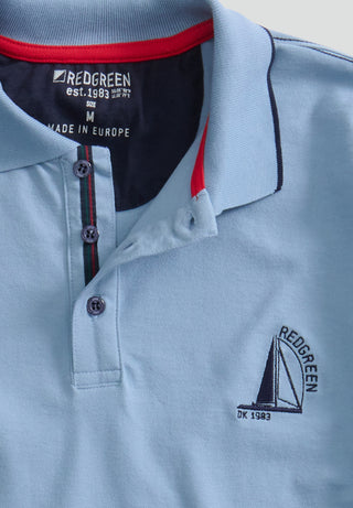 REDGREEN MEN Charles Polo Polo 0621 Dusty Blue