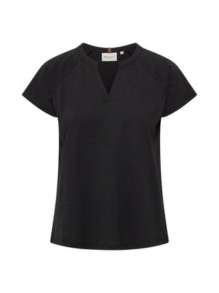 REDGREEN WOMAN Charlot Short Sleeve Tee 099 Black