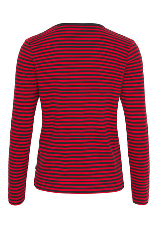 REDGREEN WOMAN Christine T-shirt 147 Dark Red Stripe