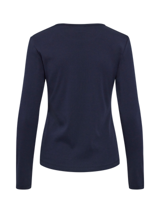 REDGREEN WOMAN Cilja T-shirt Long Sleeve Tee 069 Dark Navy