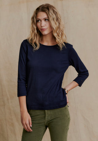 REDGREEN WOMAN Clarissa Long Sleeve Tee Long Sleeve Tee 068 Navy