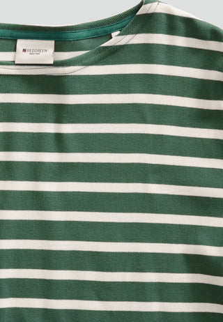 REDGREEN WOMAN Claudia T-shirt  Long Sleeve Tee 175 Green Stripe