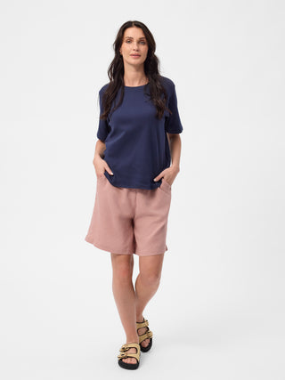 REDGREEN WOMAN Clive Short Sleeve Tee 068 Navy