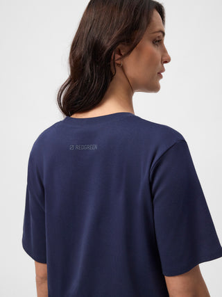 REDGREEN WOMAN Clive Short Sleeve Tee 068 Navy
