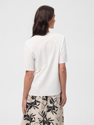 REDGREEN WOMAN Clive Short Sleeve Tee Hvid