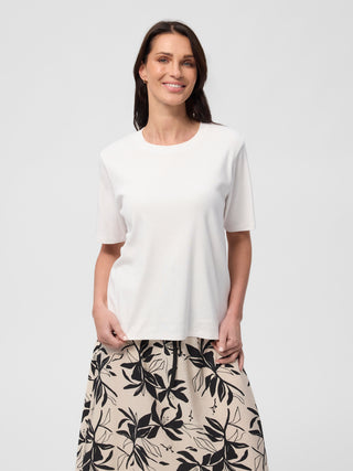 REDGREEN WOMAN Clive Short Sleeve Tee Hvid