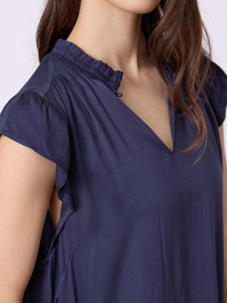 REDGREEN WOMAN Deb - Solid Dresses / Shirts 068 Navy